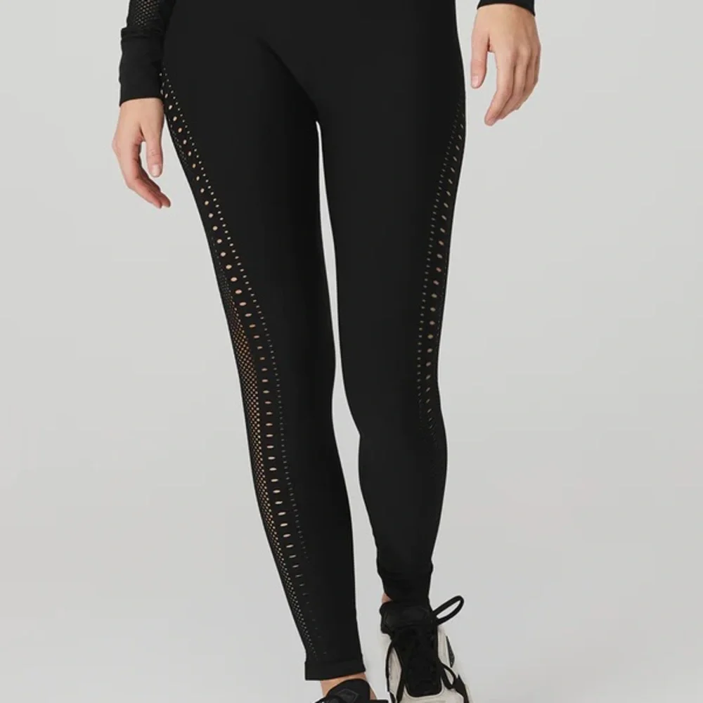 NWT Alo Yoga Seamless High Waist 7/8 Open Air Legging/XXS - Picture 12 of 12